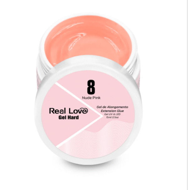 Gel hard para alongamento Real love 15ml-N°8