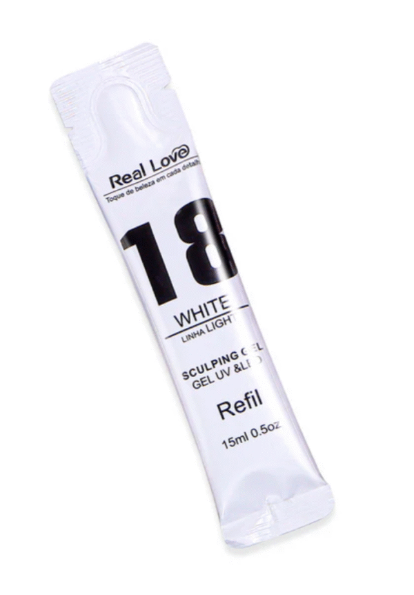 Gel de alongamento Refil White Real Love